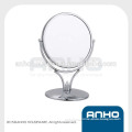 Tabletop Two-Sided Swivel Vanity Mirror with 5x Magnification, Make Up Mirror